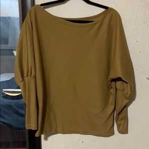 Long sleeve tan/golden brown shirt